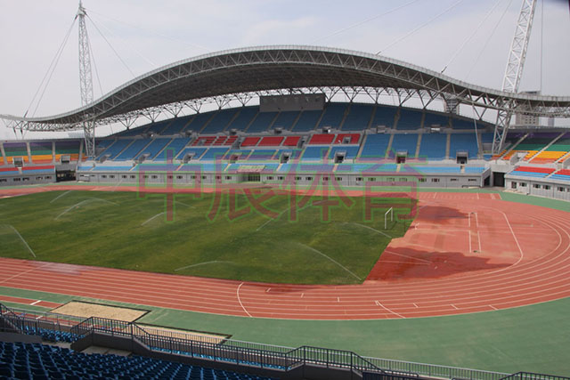 遼寧（營口）沿海產(chǎn)業(yè)基地奧體中心體育場內(nèi)場